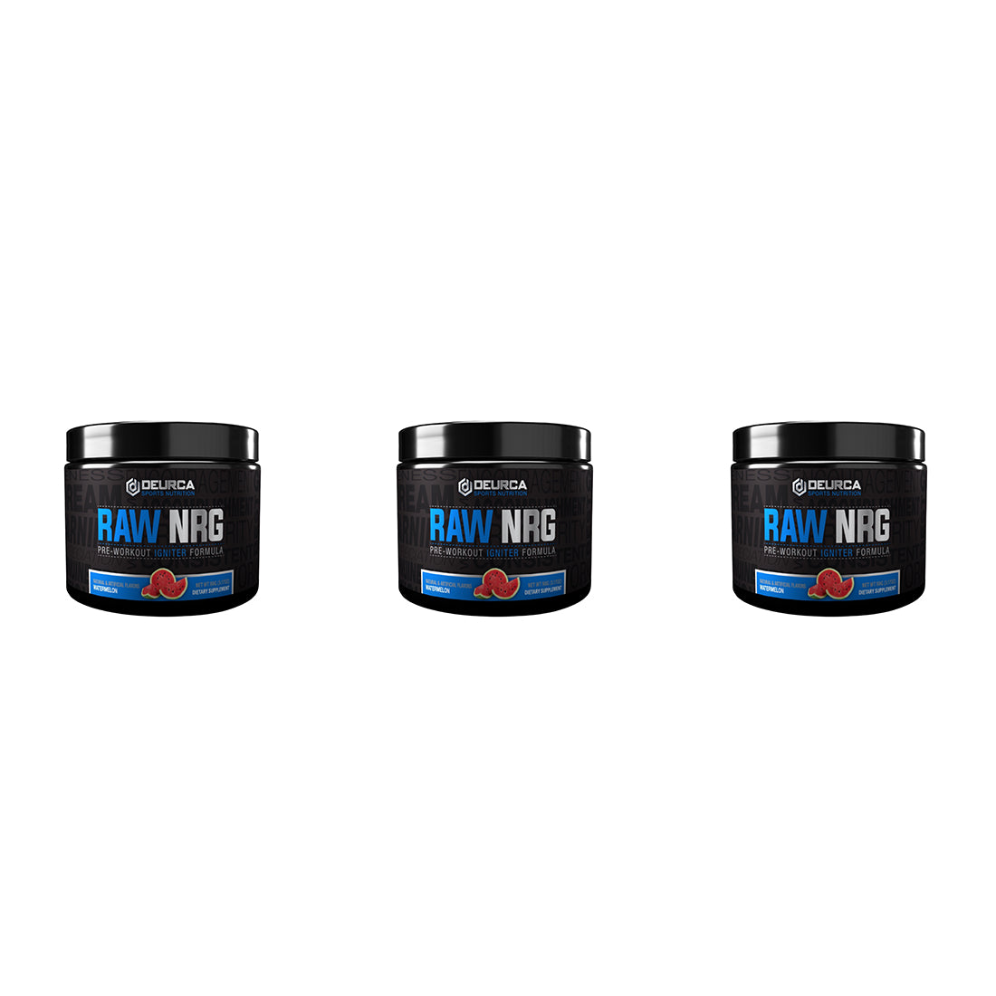 RAW NRG WATERMELON 3-PACK