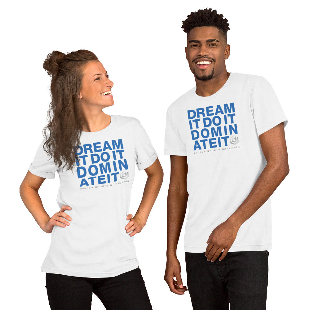 free_gift (for orders $300+ after discounts and before taxes. Item will not ship for orders under $300)DREAM IT Unisex t-shirt