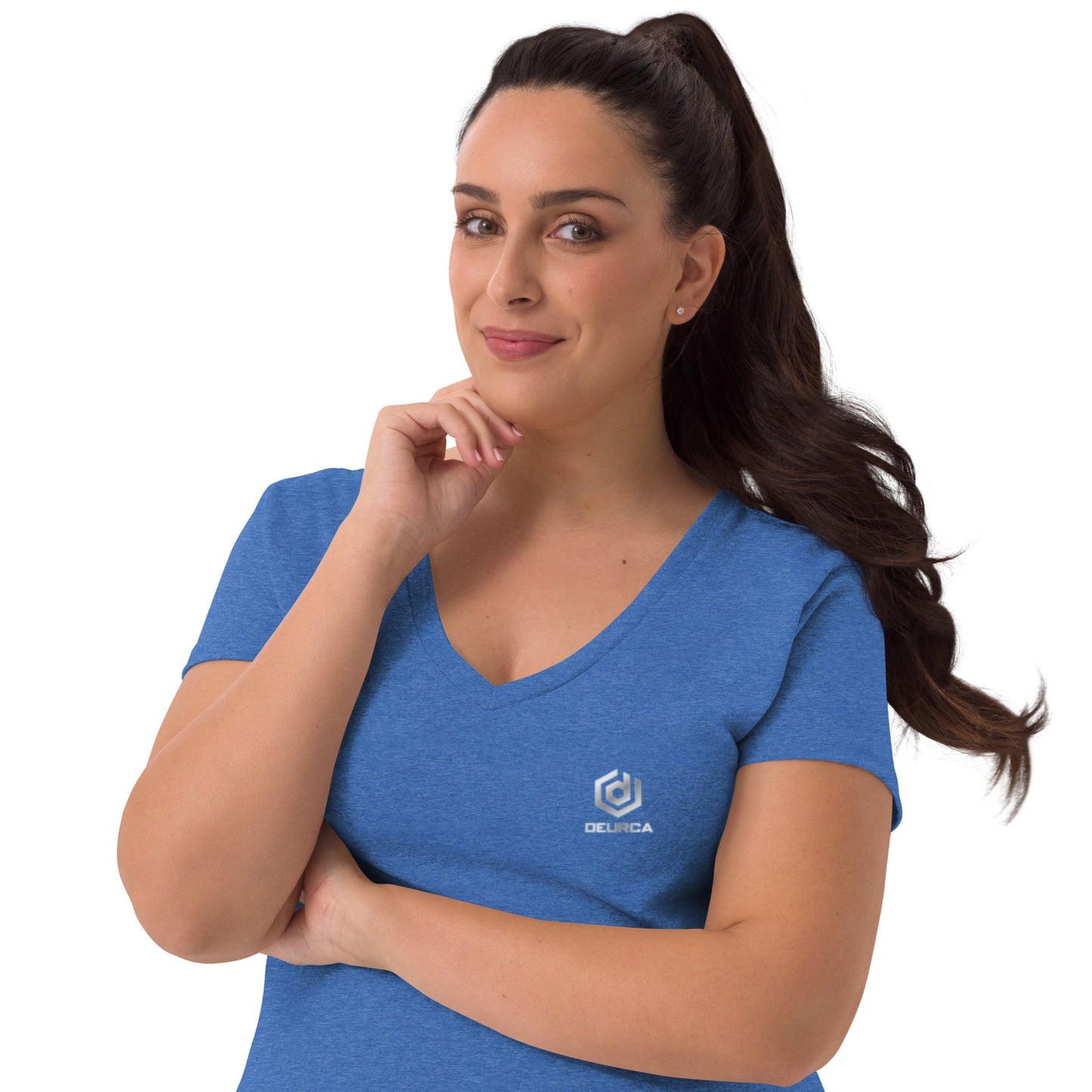 free_gift (for orders $300+ after discounts and before taxes. Item will not ship for orders under $300) Women’s recycled v-neck t-shirt