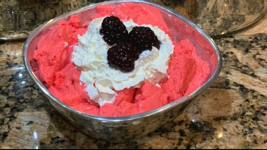 BEST “SLIM DOWN” DESSERT EVER (Cherry Vanilla Protein Jello)