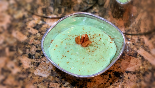 How to make vanilla pistachio protein pudding