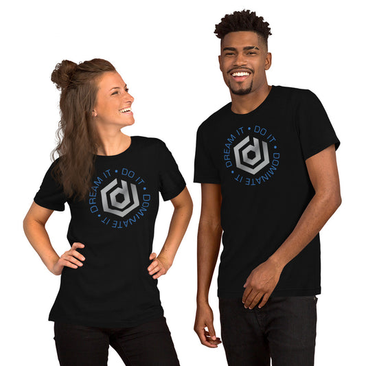 free-gift (for orders $300+ after discounts and before taxes. Item will not ship for orders under $300)) DEURCA CIRCULAR - Unisex t-shirt