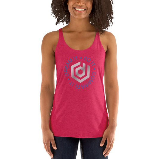 free_gift (for orders $300+ after discounts and before taxes. Item will not ship for orders under $300) CIRCULAR Women's Racerback Tank