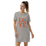 LOVE - Organic cotton t-shirt dress
