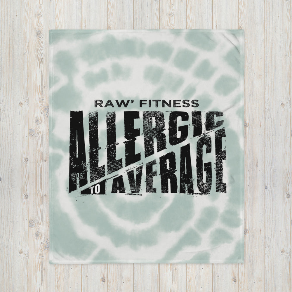 ALLERGIC TO AVERAGE - Throw Blanket