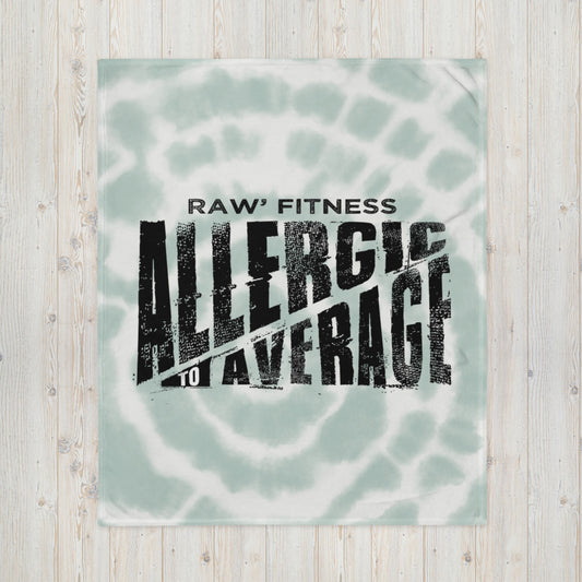 ALLERGIC TO AVERAGE - Throw Blanket