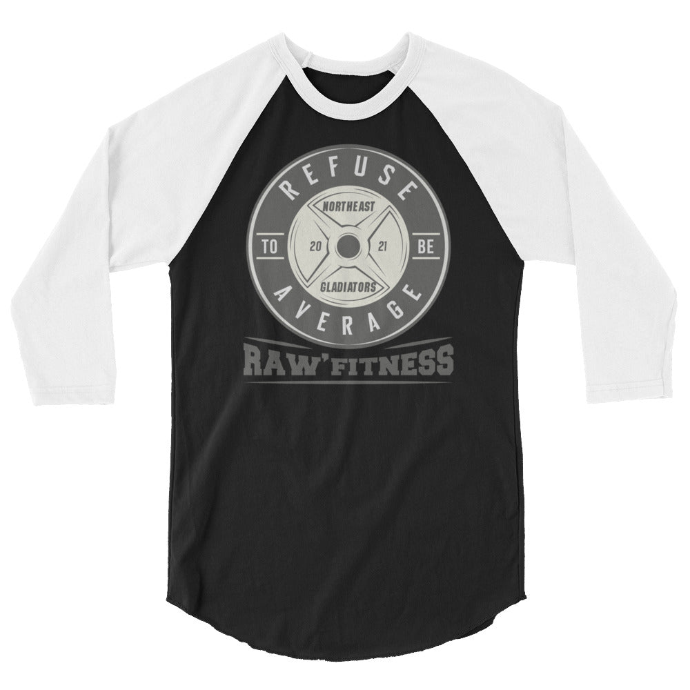 NORTHEAST REFUSE - UNISEX 3/4 sleeve raglan shirt