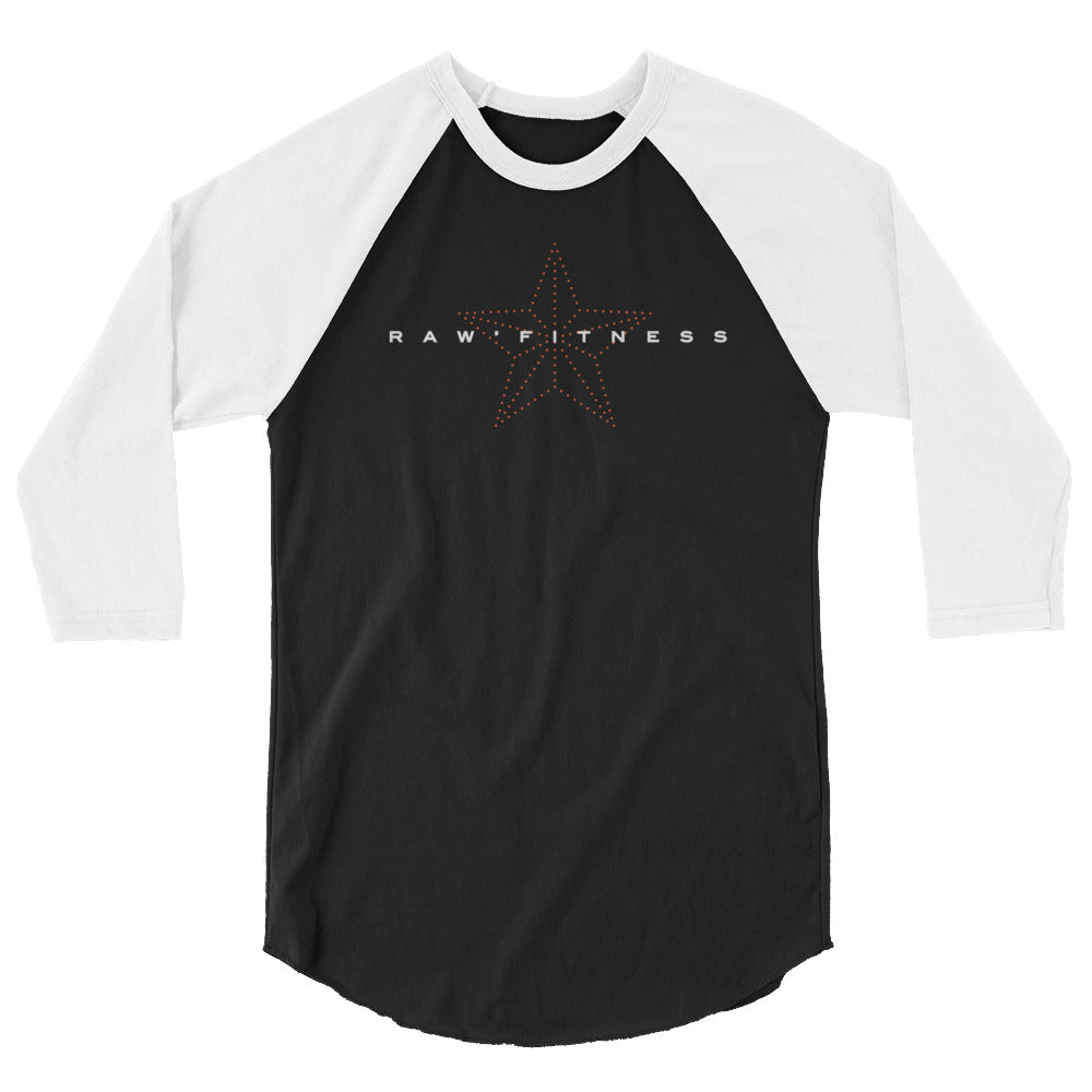 RAW'FITNESS STAR - UNISEX 3/4 sleeve raglan shirt