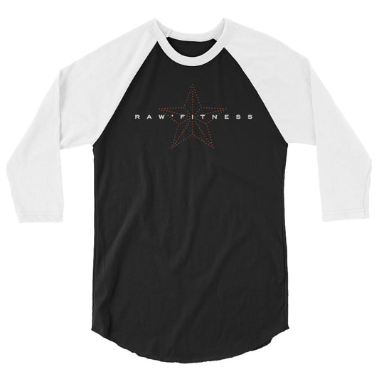 RAW'FITNESS STAR - UNISEX 3/4 sleeve raglan shirt