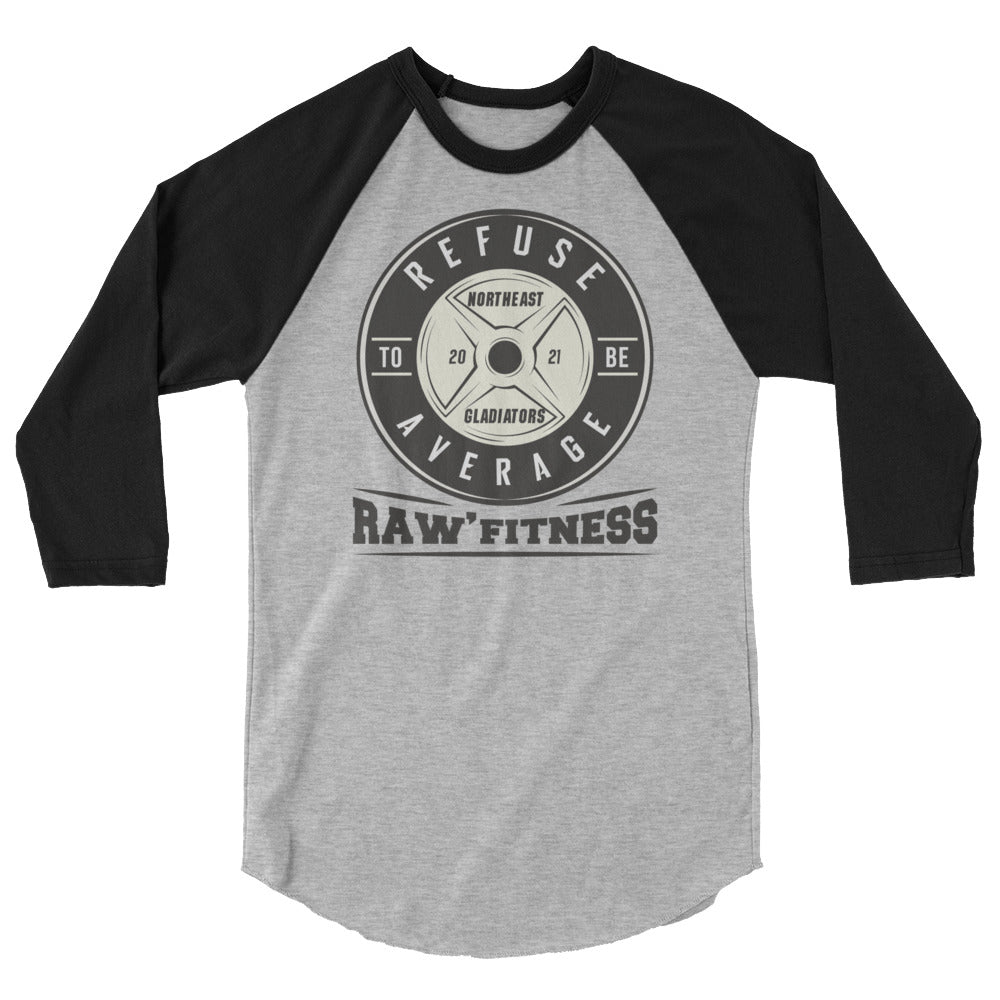 NORTHEAST REFUSE - UNISEX 3/4 sleeve raglan shirt