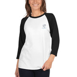 DEURCA LOGO - UNISEX 3/4 sleeve raglan shirt