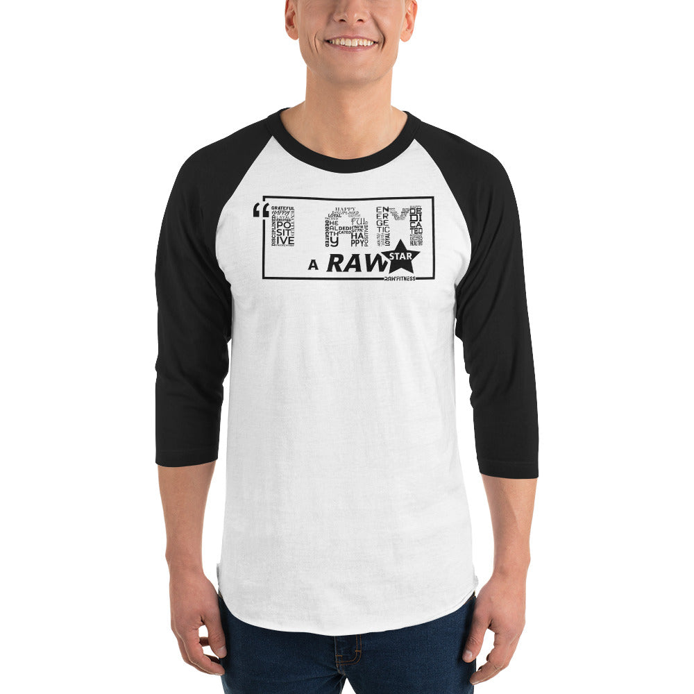 RAW'STAR - UNISEX 3/4 sleeve raglan