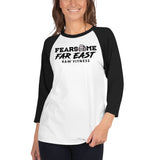 FEARSOME FAR EAST - UNISEX 3/4 sleeve raglan shirt