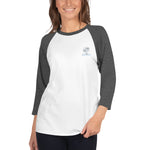 DEURCA LOGO - UNISEX 3/4 sleeve raglan shirt