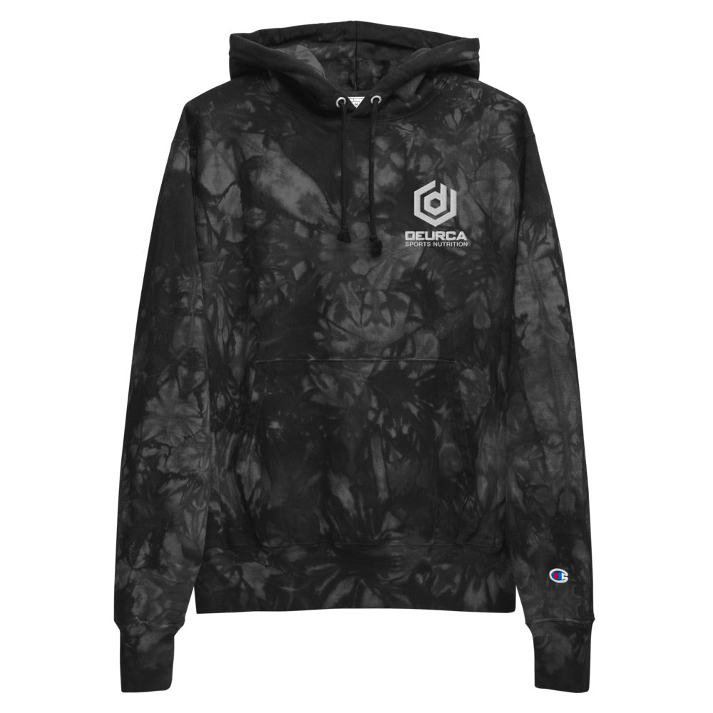 DEURCA LOGO - Unisex Champion tie-dye hoodie