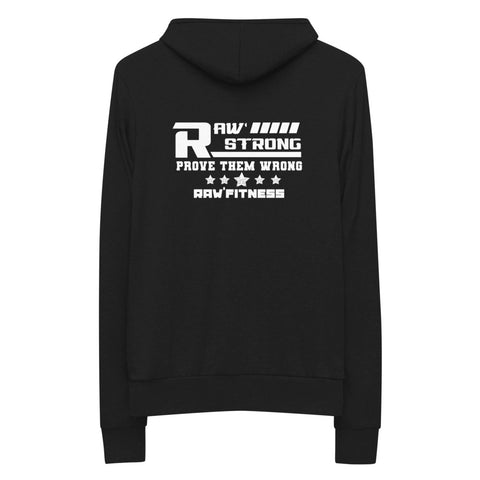 RAW STRONG - Unisex zip hoodie