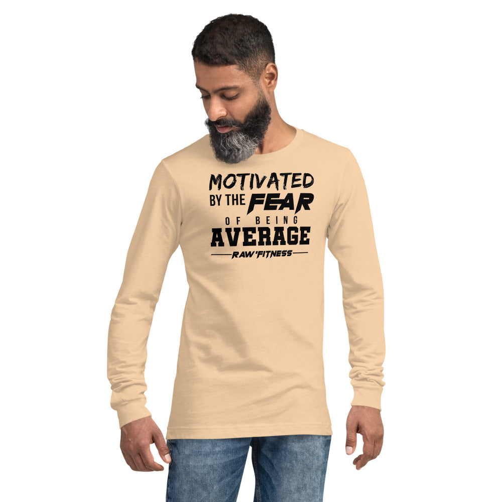 MOTIVATED (BLACK PRINT) - Unisex Long Sleeve Tee