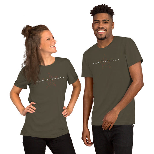 RAW'FITNESS ON STAR - Short-Sleeve Unisex T-Shirt