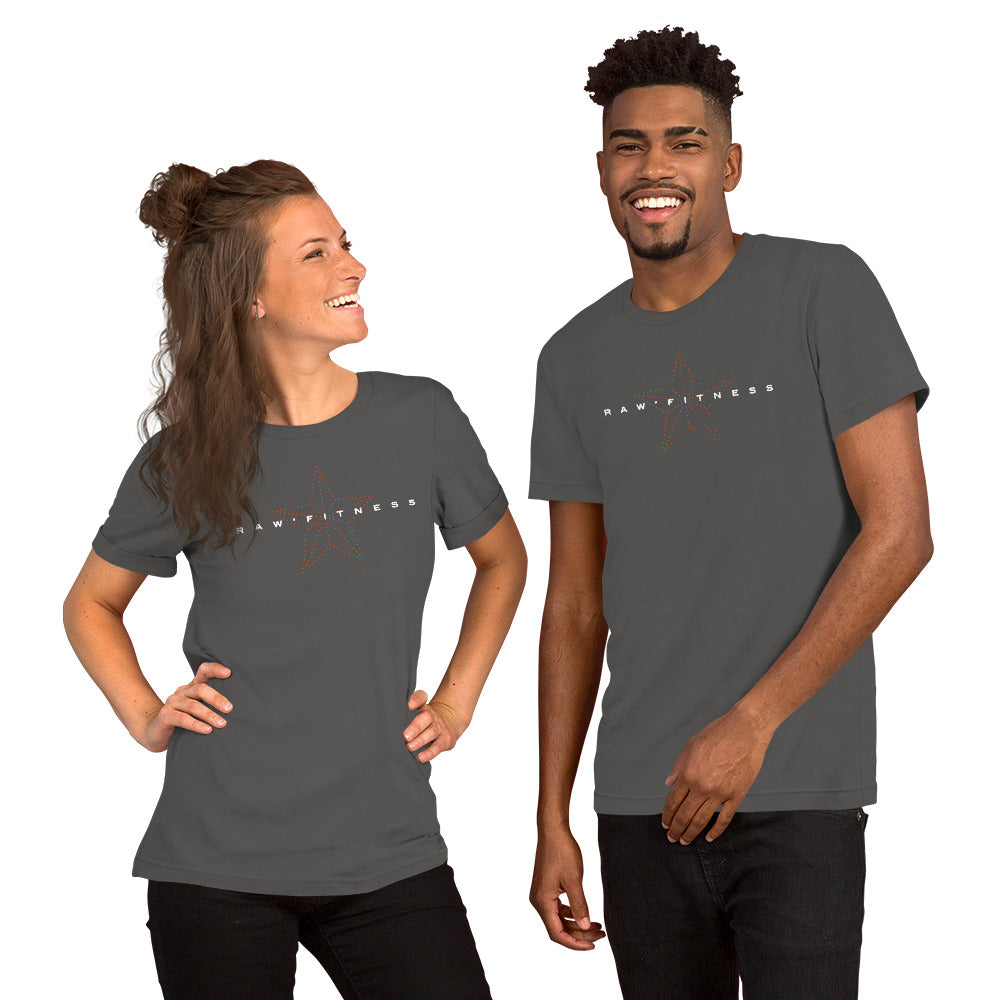 RAW'FITNESS ON STAR - Short-Sleeve Unisex T-Shirt