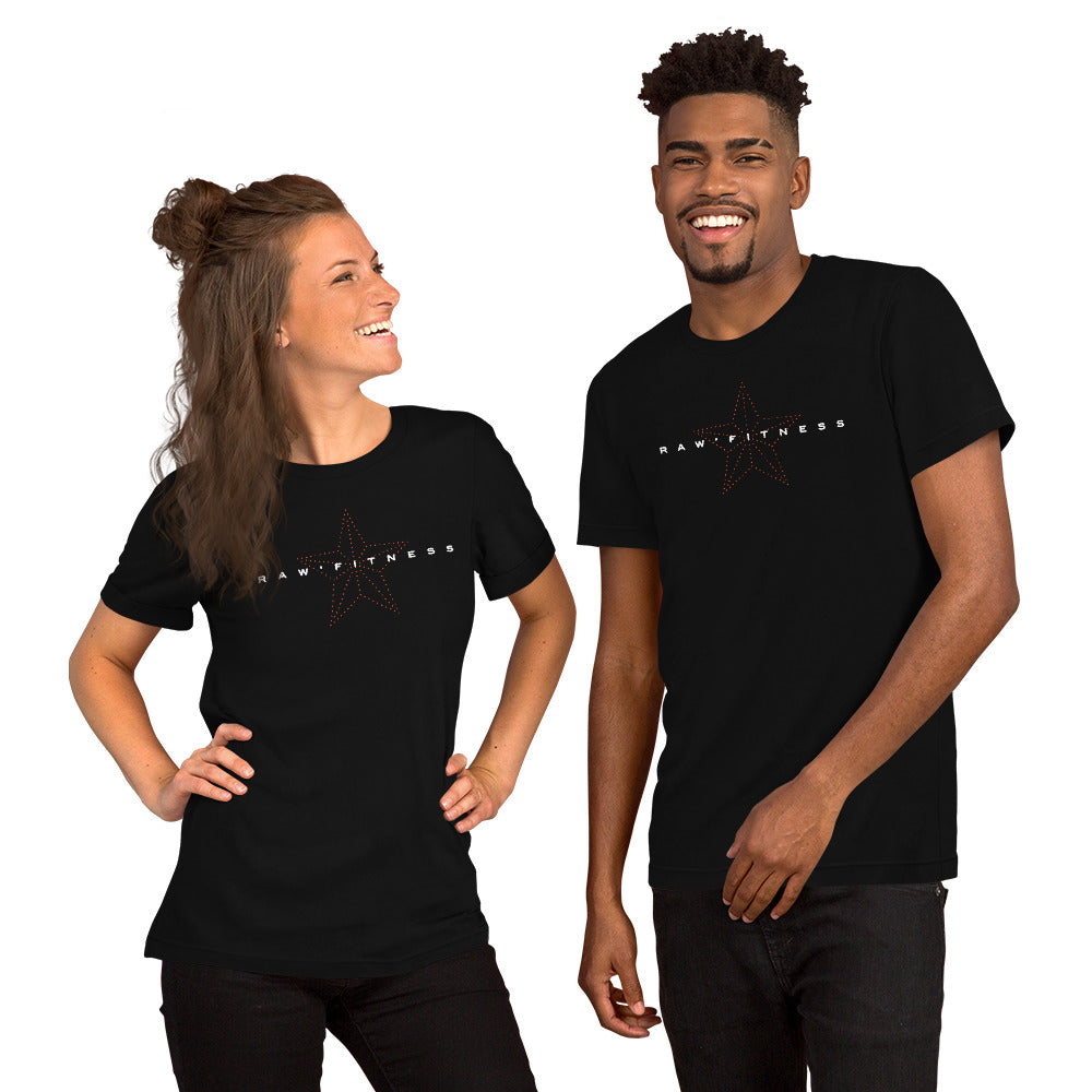 RAW'FITNESS ON STAR - Short-Sleeve Unisex T-Shirt