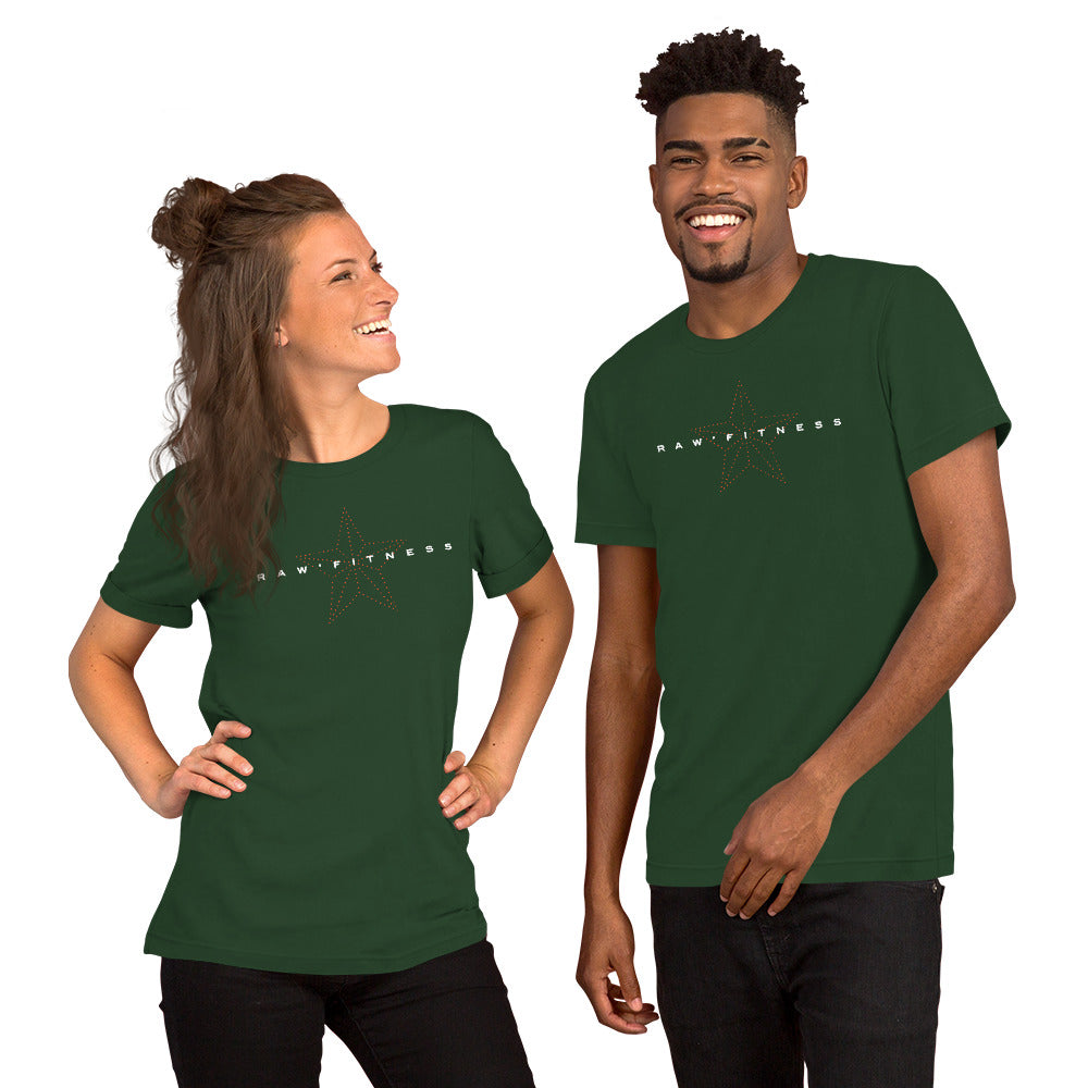 RAW'FITNESS ON STAR - Short-Sleeve Unisex T-Shirt