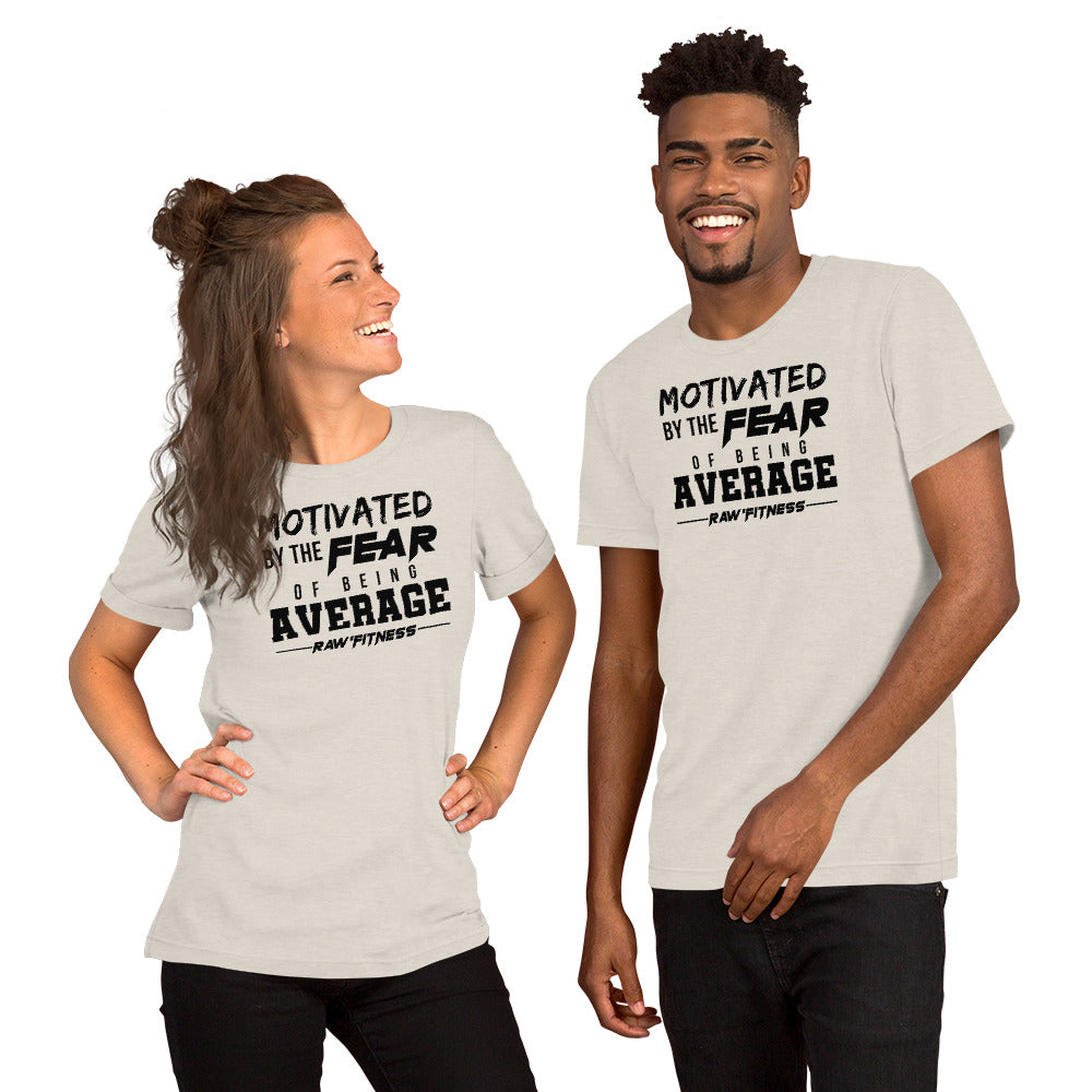 MOTIVATED (BLACK PRINT) - Short-Sleeve Unisex T-Shirt