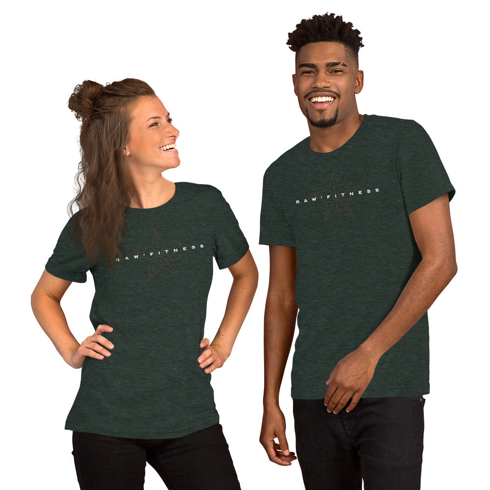 RAW'FITNESS ON STAR - Short-Sleeve Unisex T-Shirt