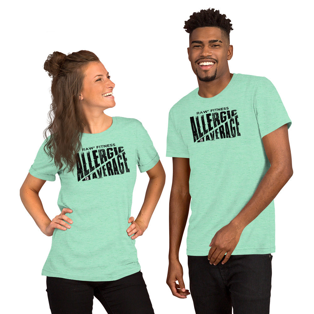 ALLERGIC TO AVERAGE - Short-Sleeve Unisex T-Shirt