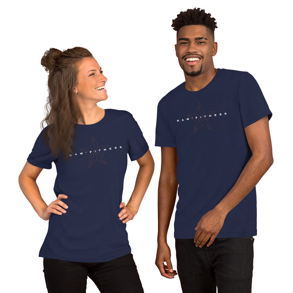 RAW'FITNESS ON STAR - Short-Sleeve Unisex T-Shirt