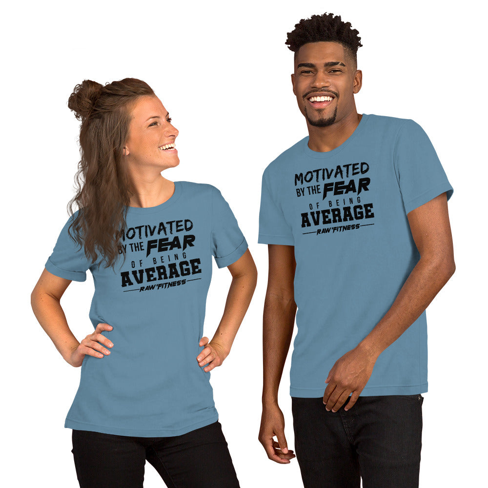 MOTIVATED (BLACK PRINT) - Short-Sleeve Unisex T-Shirt