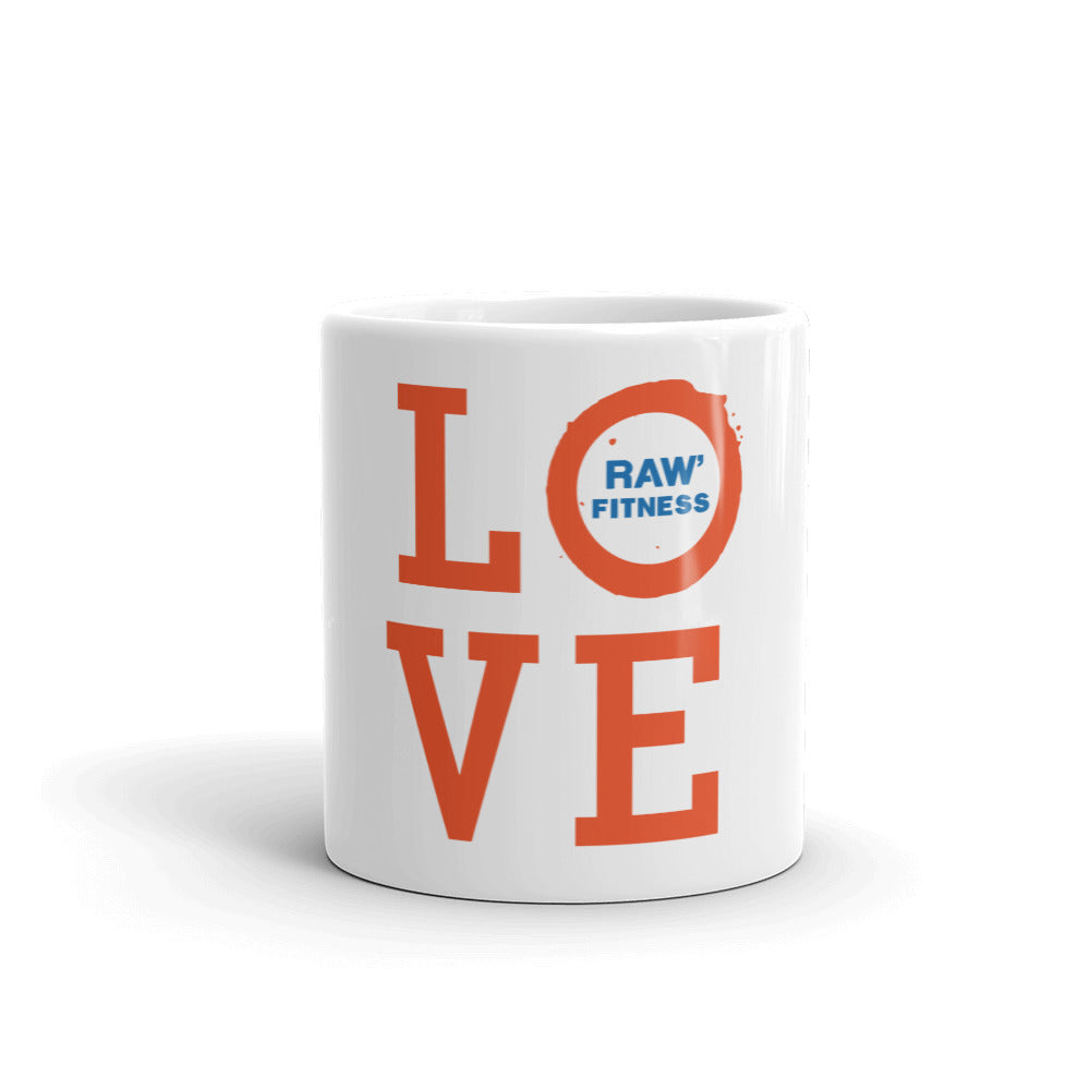 LOVE - White glossy mug