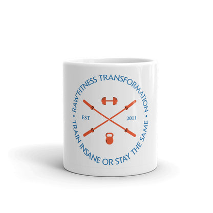 TRAIN INSANE - White glossy mug