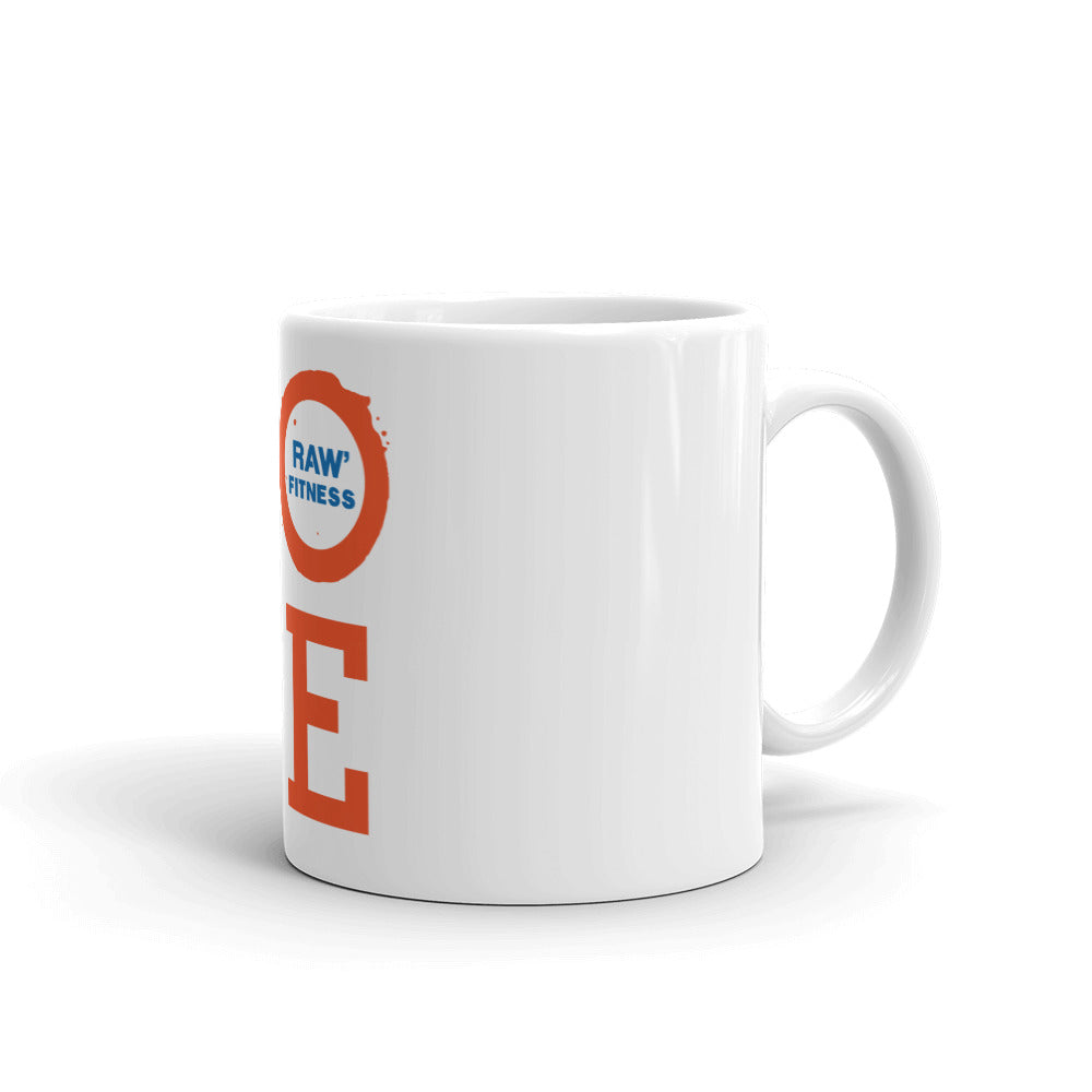 LOVE - White glossy mug