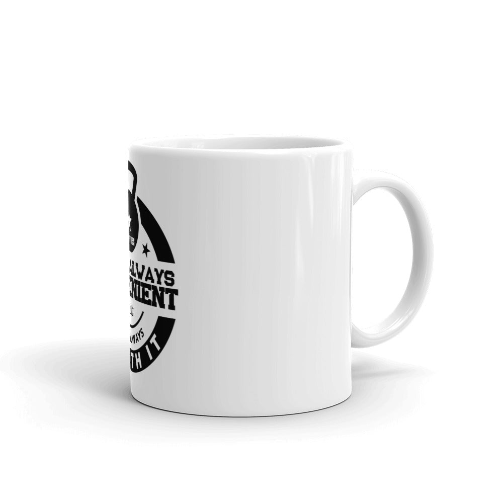 I AM WORTH IT - White glossy mug