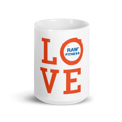 LOVE - White glossy mug