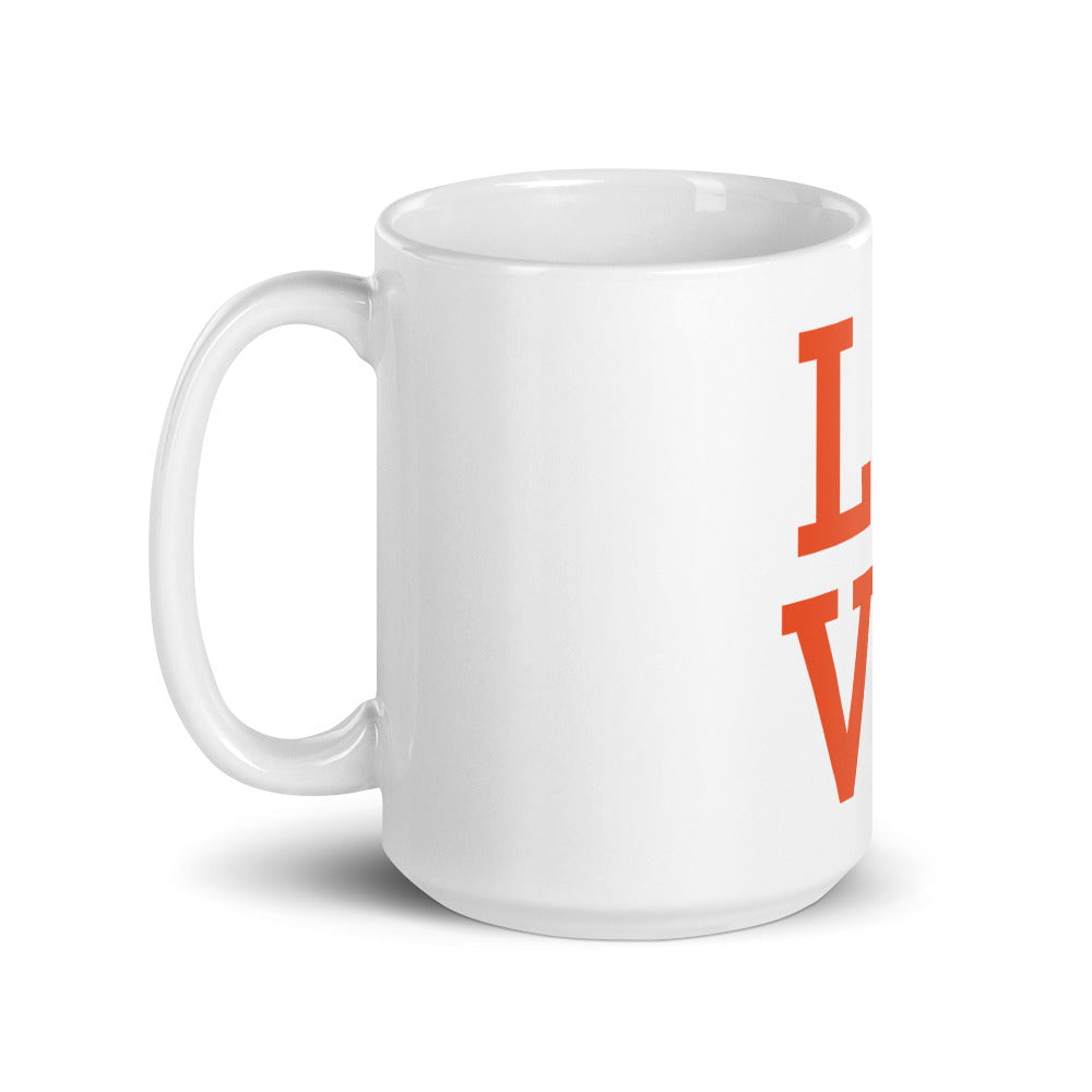 LOVE - White glossy mug