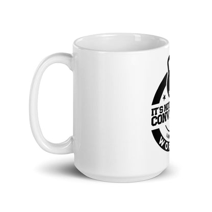 I AM WORTH IT - White glossy mug