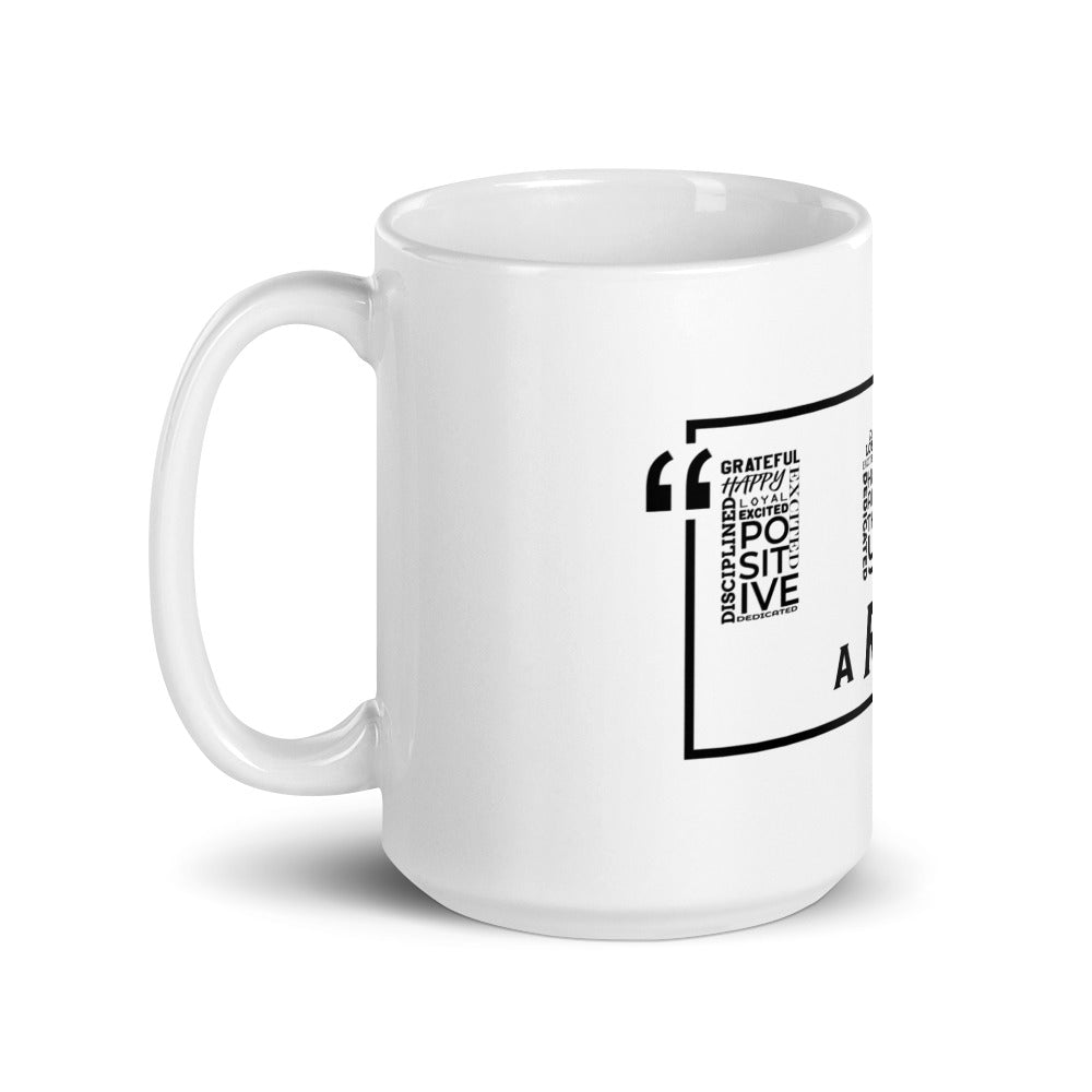 I Am A Raw'Star - White glossy mug