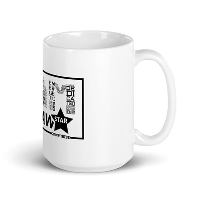 I Am A Raw'Star - White glossy mug