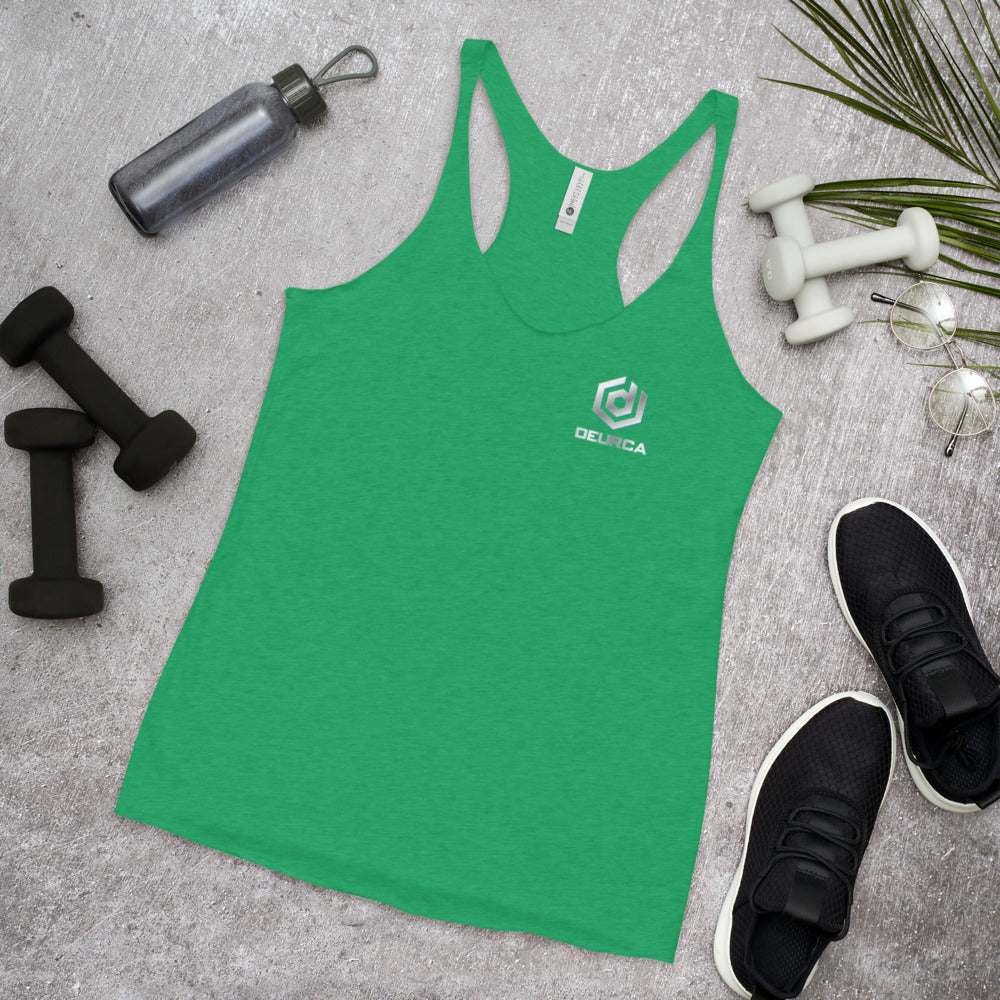 DEURCA LOGO - Women's Racerback Tank