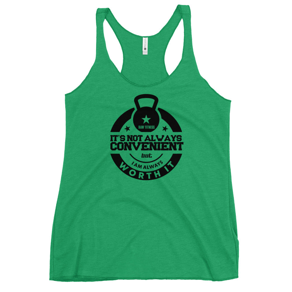 I AM WORTH IT - Women's Racerback Tank