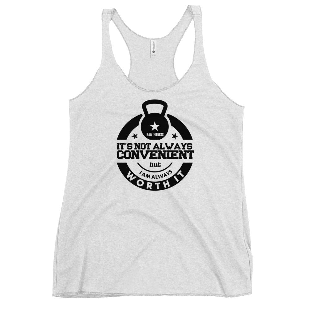 I AM WORTH IT - Women's Racerback Tank