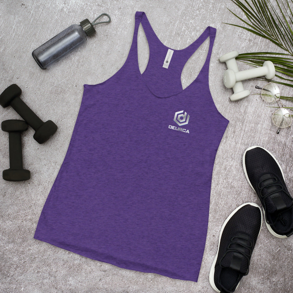 DEURCA LOGO - Women's Racerback Tank