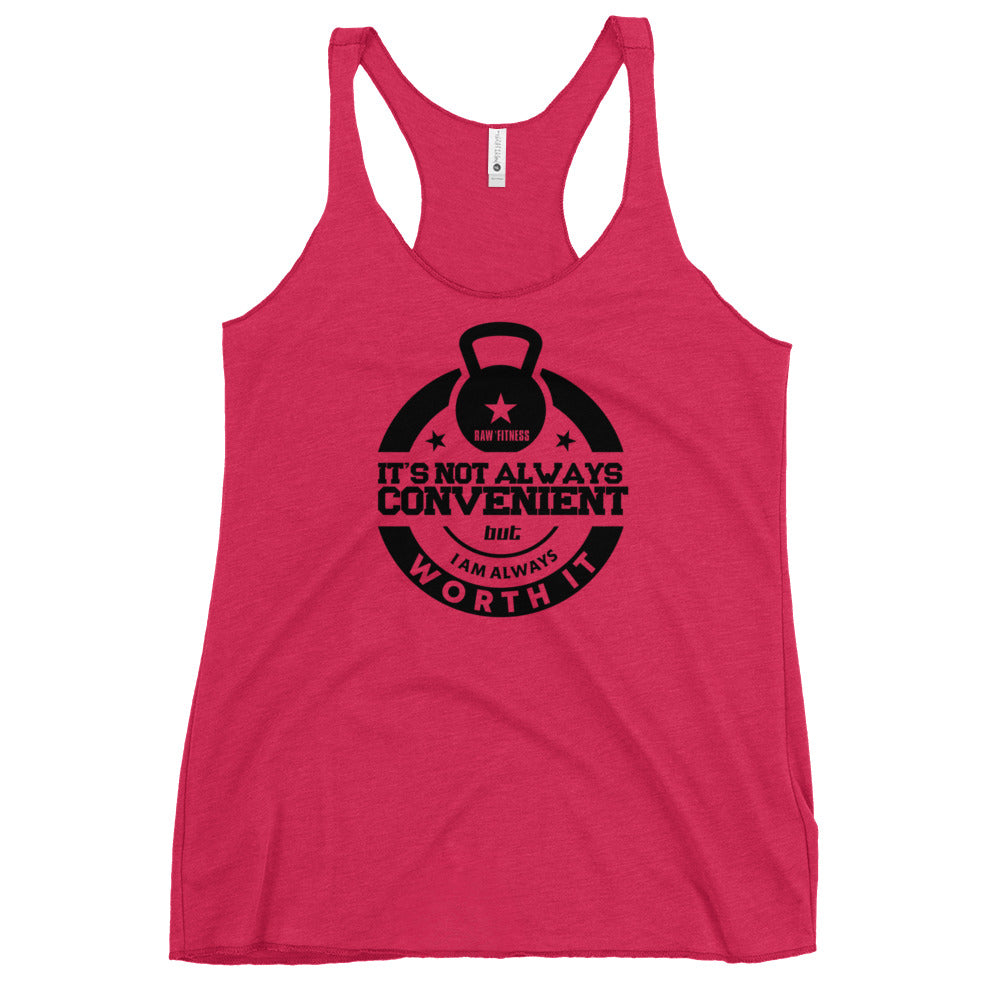 I AM WORTH IT - Women's Racerback Tank