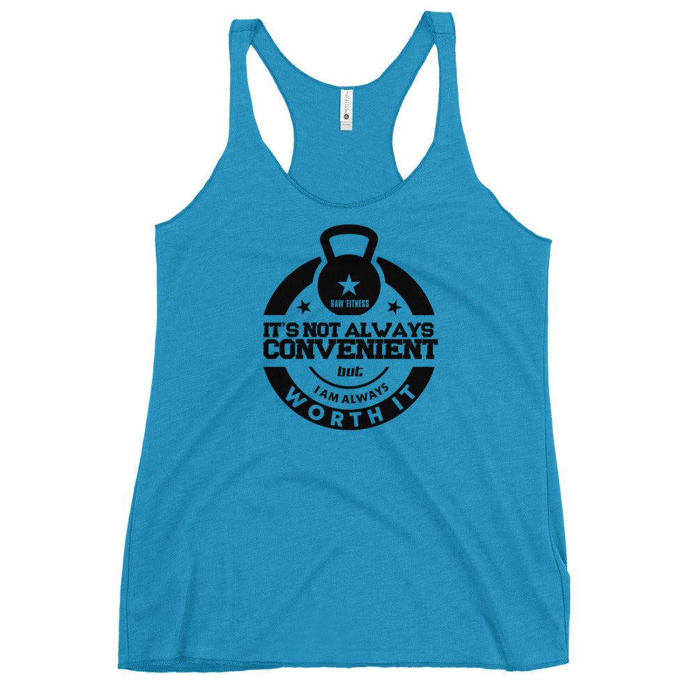 I AM WORTH IT - Women's Racerback Tank