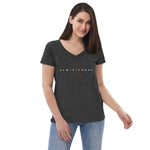 RAW'FITNESS STAR - Women’s recycled v-neck t-shirt